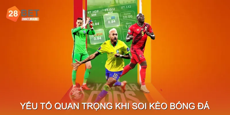 Những Yếu Tố Quan Trọng Khi Soi Kèo Bóng Đá